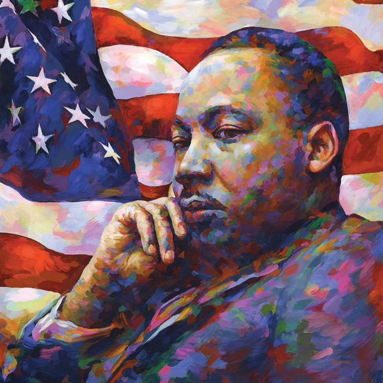 Martin Luther King Jr. by Leon Devenice wall art