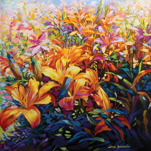 Lilies: Earths Smile by Leon Devenice
