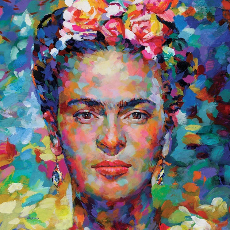 Frida Kahlo by Leon Devenice wall art