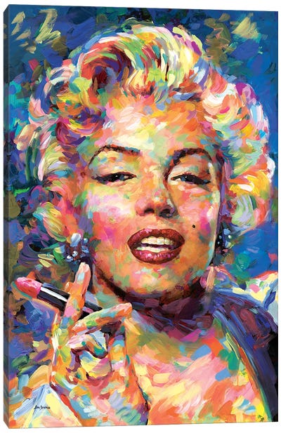 Marilyn Monroe II Canvas Art Print - Model & Fashion Icon Art