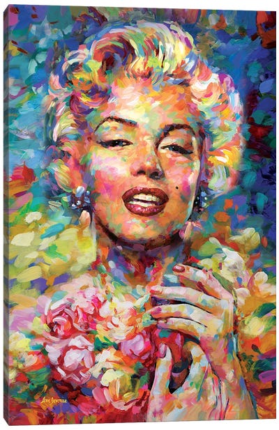 Marilyn Monroe III Canvas Art Print - Leon Devenice
