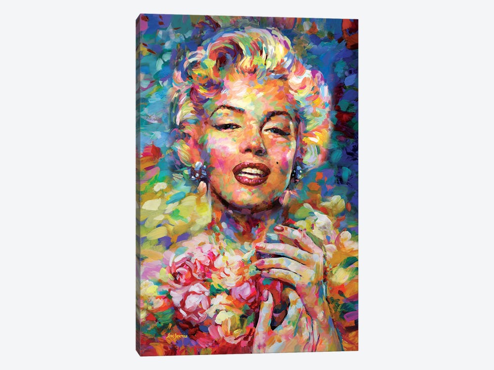 Marilyn Monroe III by Leon Devenice 1-piece Canvas Artwork