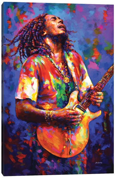 Bob Marley Canvas Art Print - 3-Piece Vintage Art