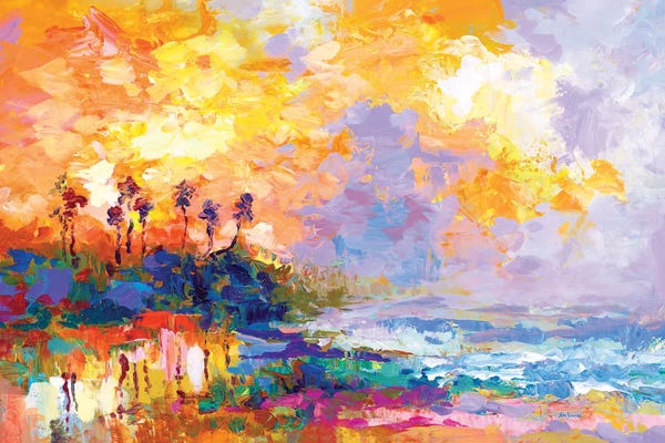 Intense Impressionism: Caribbean Coast by Leon Devenice