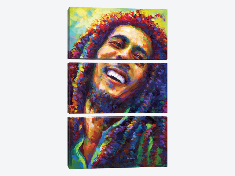 Marley II by Leon Devenice 3-piece Canvas Print
