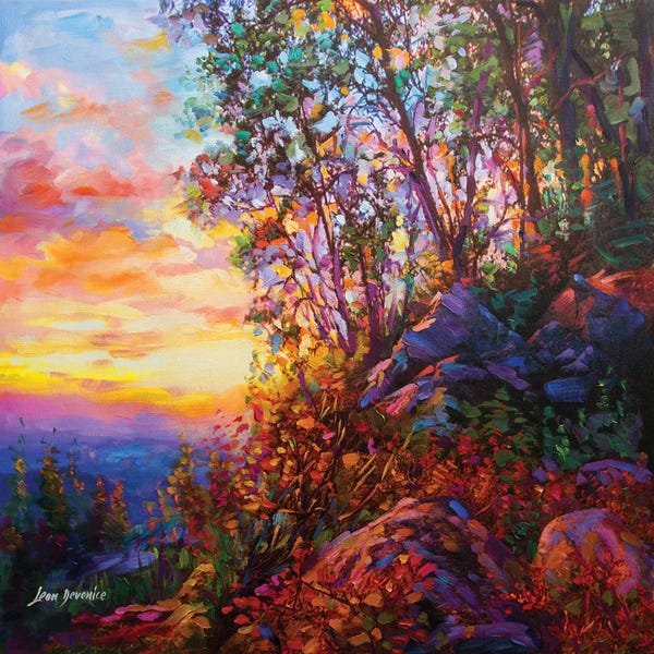 Cabin & Lodge Décor: Evening Shade by Leon Devenice