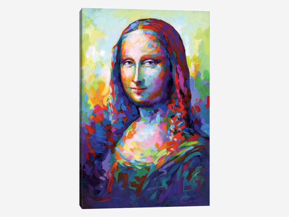 Mona Lisa,A Homage To Leonardo Da Vinci by Leon Devenice 1-piece Art Print