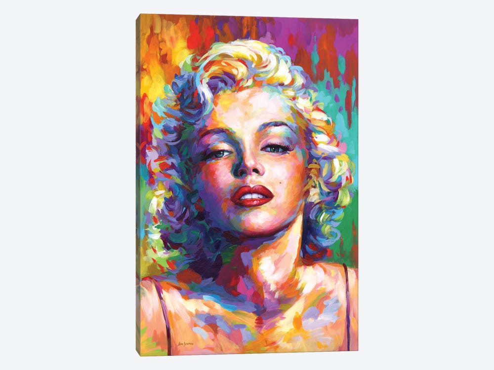 Marilyn Monroe V by Leon Devenice 1-piece Canvas Print