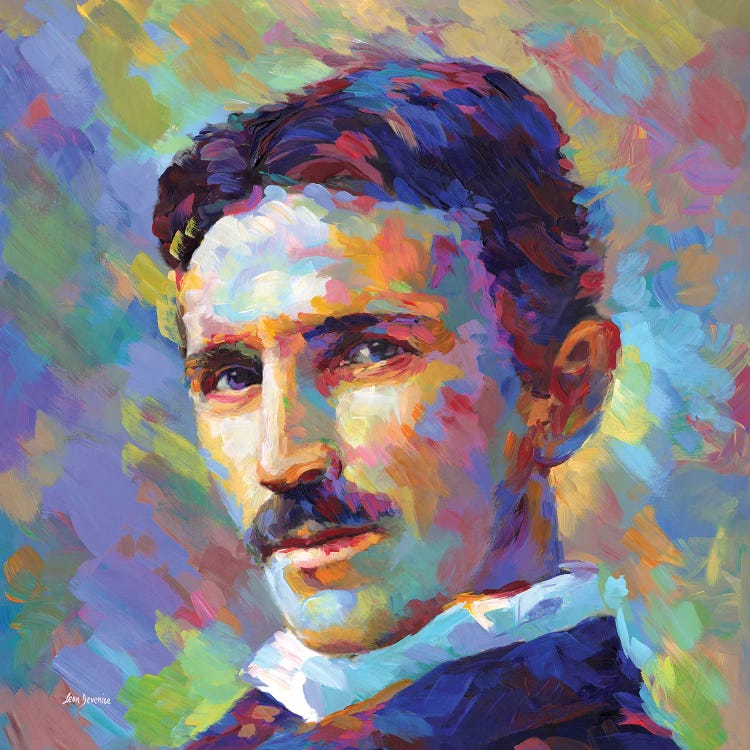 Tesla by Leon Devenice wall art