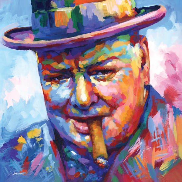 Leon Devenice: Winston Churchill by Leon Devenice