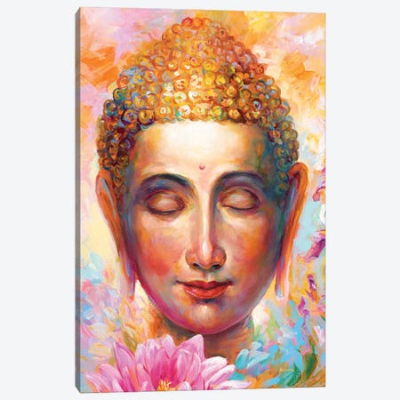 Buddha II Canvas Print #DVI283} by Leon Devenice Art Print