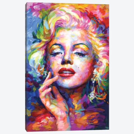Marilyn Monroe 7 Canvas Print #DVI288} by Leon Devenice Canvas Print