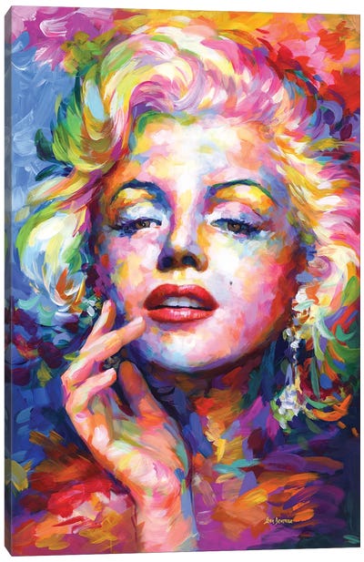 Marilyn Monroe 7 Canvas Art Print - Leon Devenice