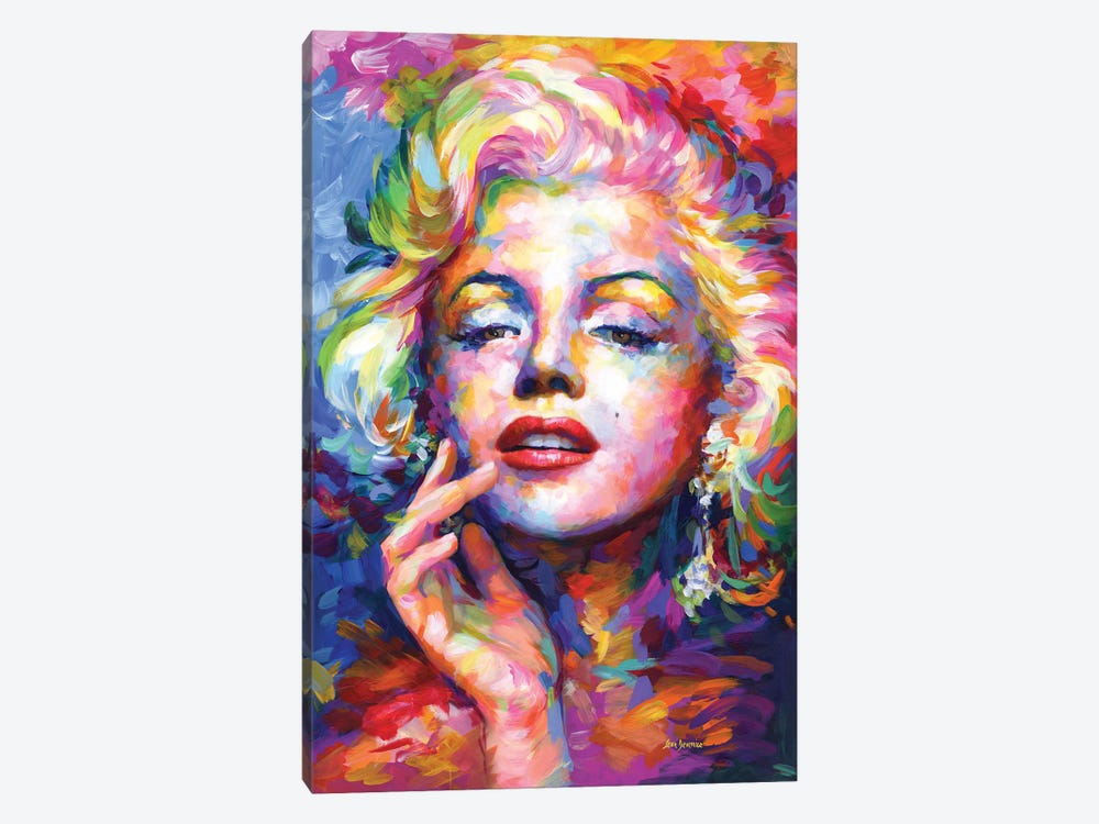 Marilyn Monroe 7 by Leon Devenice 1-piece Canvas Art