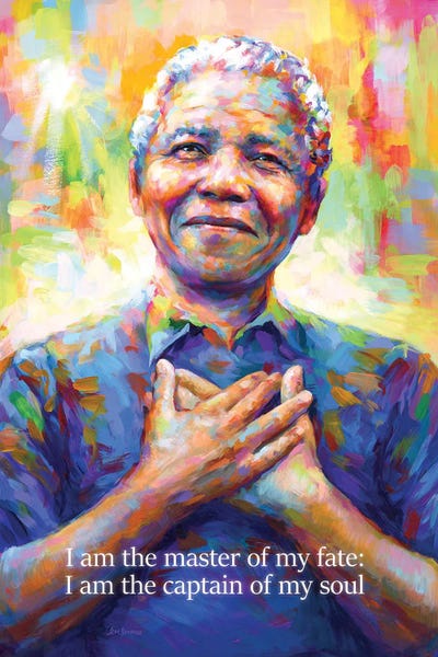Leon Devenice: Nelson Mandela II by Leon Devenice