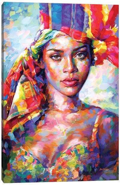 Rihanna Canvas Art Print - Music Lover