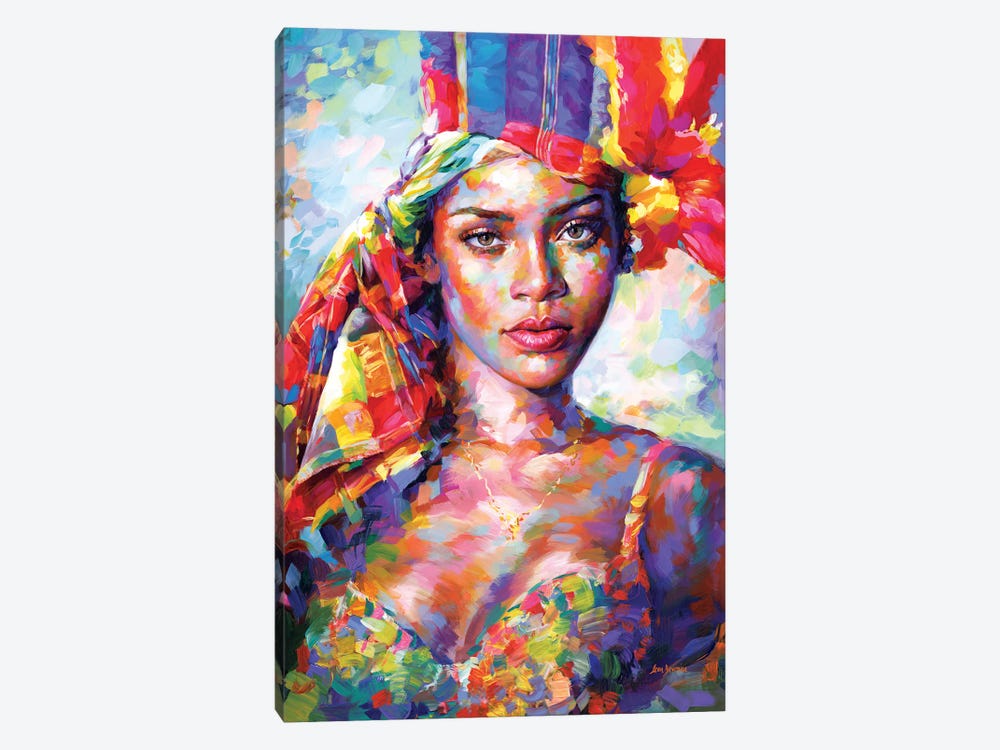 Rihanna by Leon Devenice 1-piece Canvas Artwork