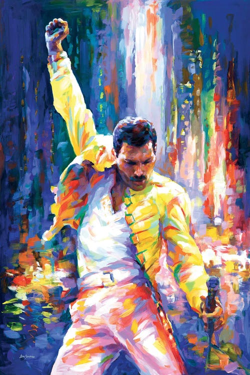 Freddie Mercury by Leon Devenice wall art