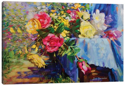 Flowers Of Grace Canvas Art Print - Leon Devenice