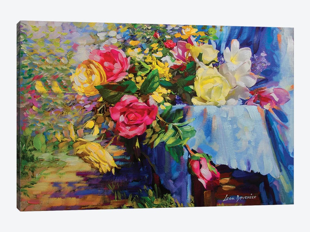 Flowers Of Grace by Leon Devenice 1-piece Canvas Artwork