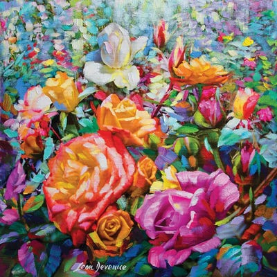 Flowers Of The Wind by Leon Devenice canvas print