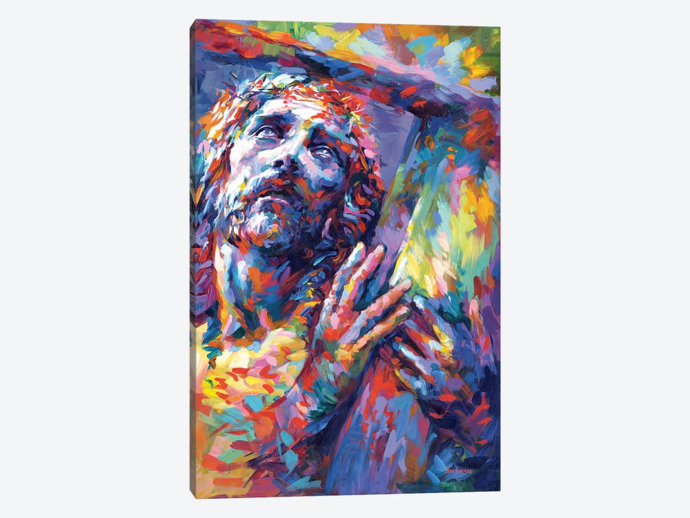 Jesus Christ II by Leon Devenice 1-piece Canvas Art