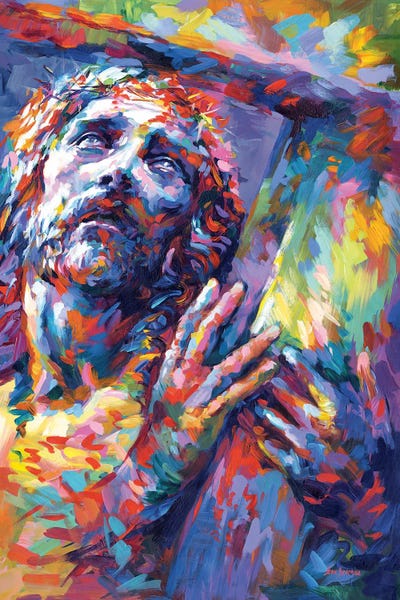 Smalt: Jesus Christ II by Leon Devenice