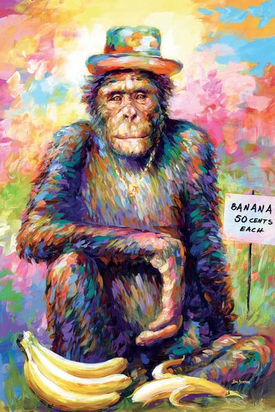 Primates: Banana King by Leon Devenice