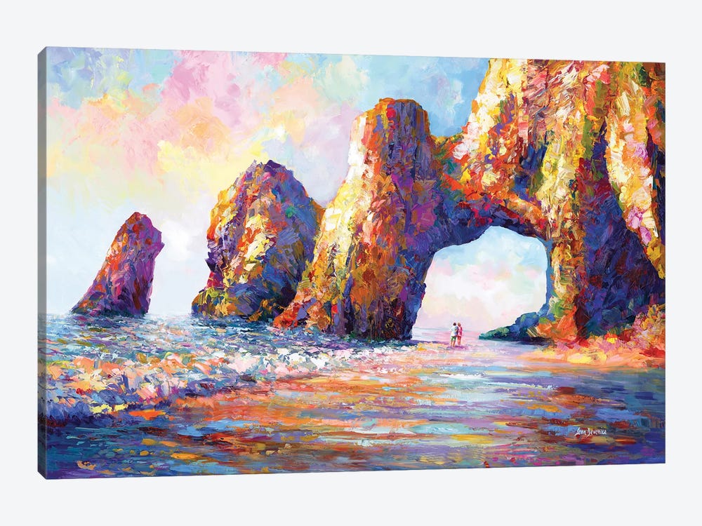 Memories In The Arch Of Cabo San Lucas II by Leon Devenice 1-piece Art Print