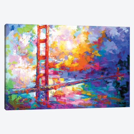 Golden Gate Bridge, San Francisco, California II Canvas Print #DVI327} by Leon Devenice Canvas Print