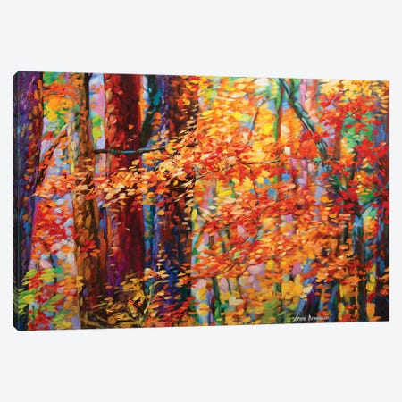 Forest Of The Heart Canvas Print #DVI32} by Leon Devenice Canvas Wall Art