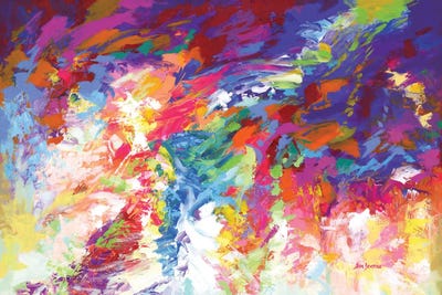 Passionate Reflections by Leon Devenice framed canvas print