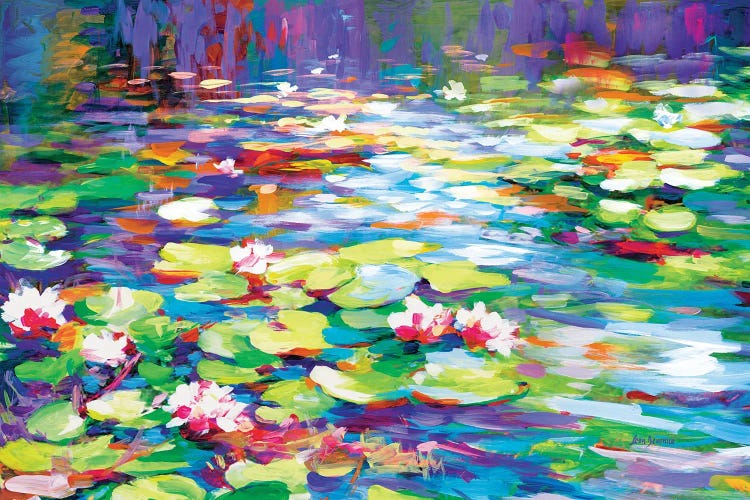 Water Lilies by Leon Devenice wall art