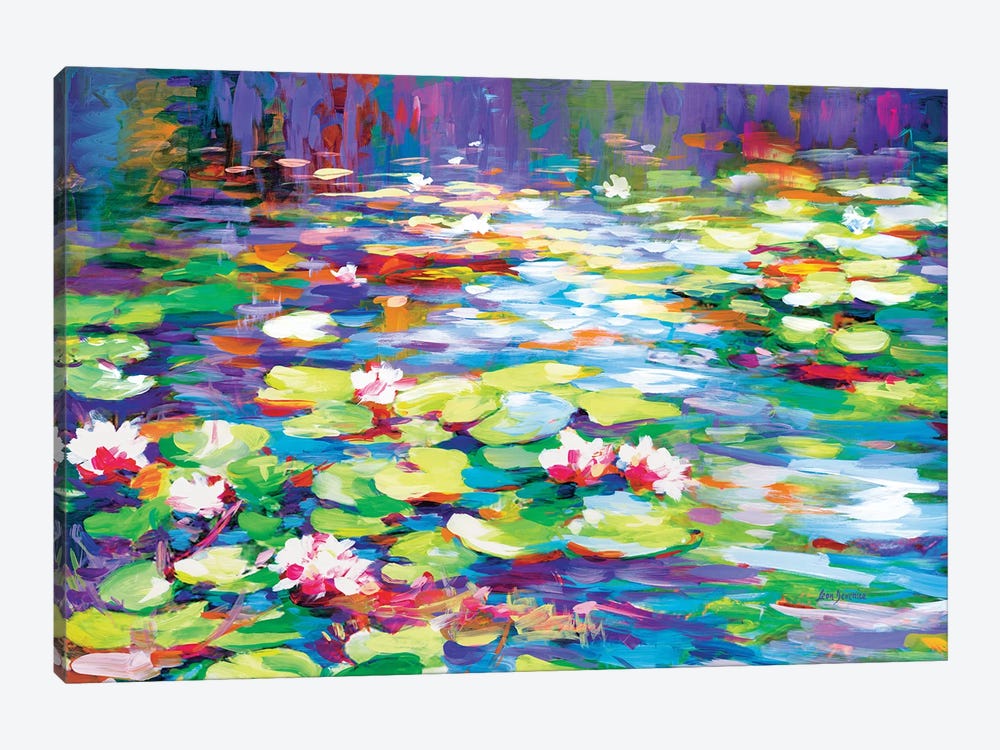 Water Lilies by Leon Devenice 1-piece Canvas Art