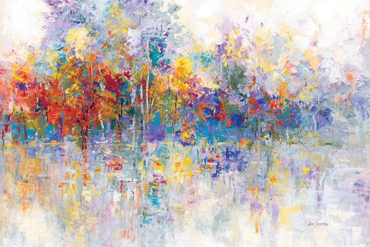 Forest By The Lake by Leon Devenice wall art