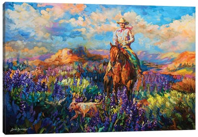Free Spirit Canvas Art Print - Cowboy & Cowgirl Art