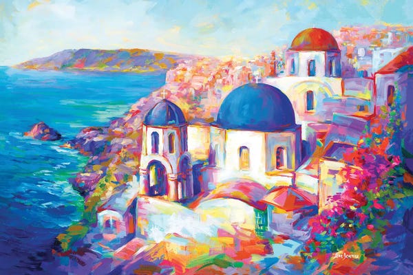 Leon Devenice: Santorini, Greece by Leon Devenice