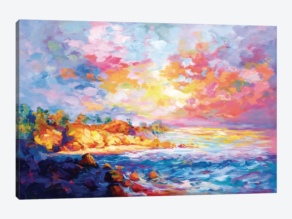 California Coast II by Leon Devenice 1-piece Canvas Artwork