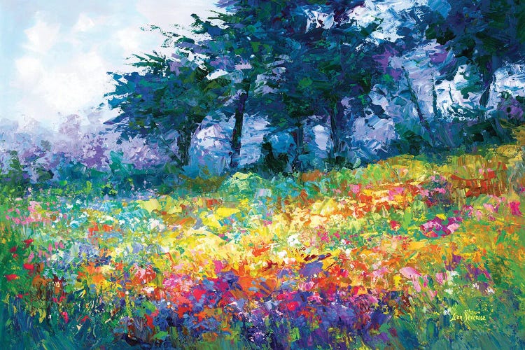 Wildflowers In Bloom by Leon Devenice wall art