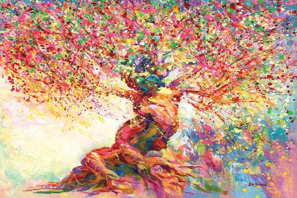 Current Day Impressionism: Tree Of Passion by Leon Devenice