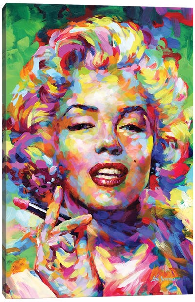 Marilyn Monroe Pop Art Canvas Art Print - Leon Devenice
