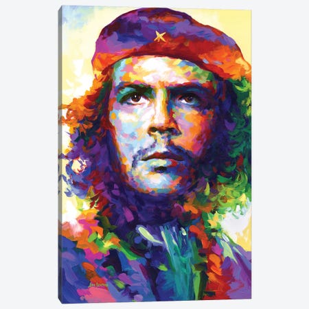 Che Guevara Pop Art II Canvas Print #DVI380} by Leon Devenice Canvas Art