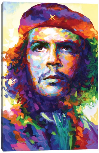 Che Guevara Pop Art II Canvas Art Print - Leon Devenice