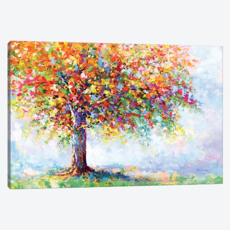 Colorful Tree Of Life Canvas Print #DVI385} by Leon Devenice Canvas Print