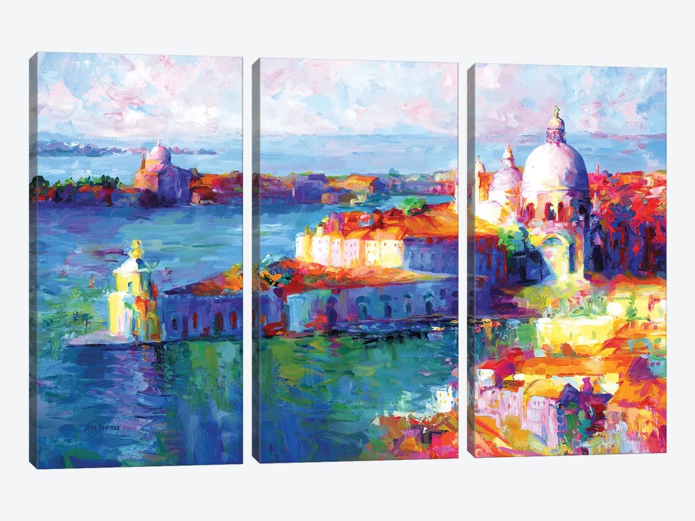 Venice, Italy by Leon Devenice 3-piece Canvas Art Print