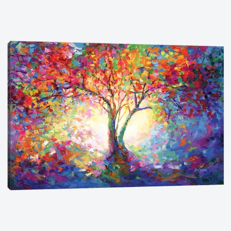 Colorful Tree Of Life III Canvas Print #DVI389} by Leon Devenice Canvas Art