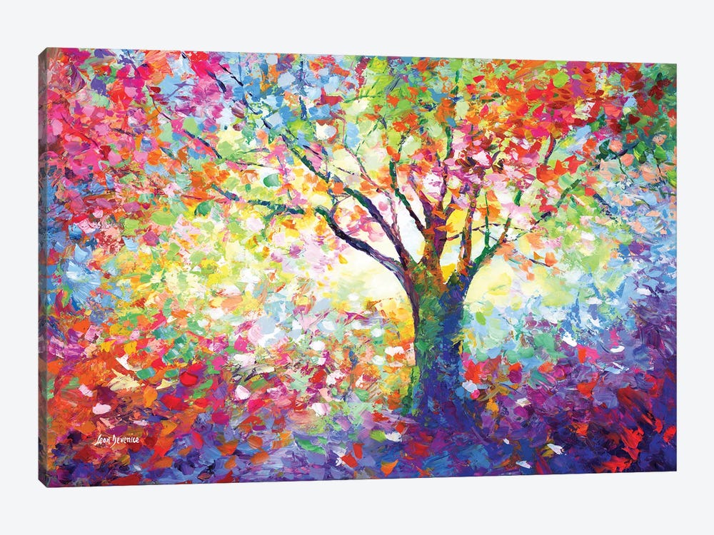Colorful Tree Of Life II by Leon Devenice 1-piece Art Print