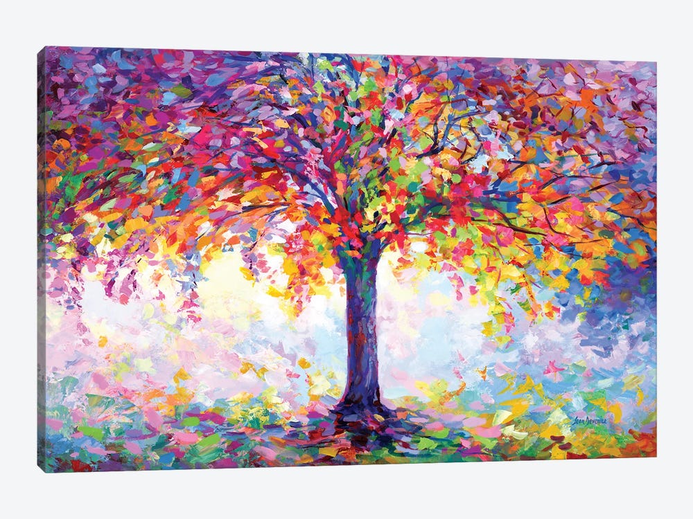Tree of Happiness by Leon Devenice 1-piece Canvas Wall Art