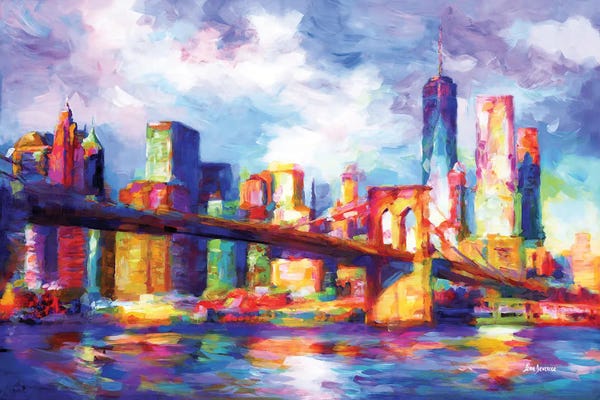 New York City Skylines: New York City by Leon Devenice