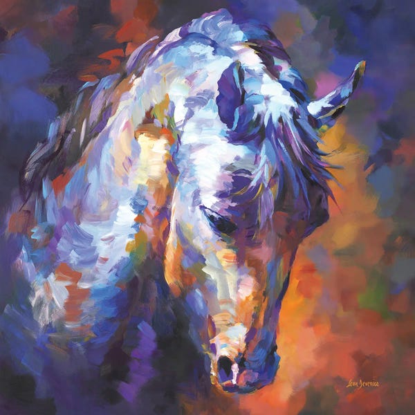 Leon Devenice: Horse Portrait by Leon Devenice